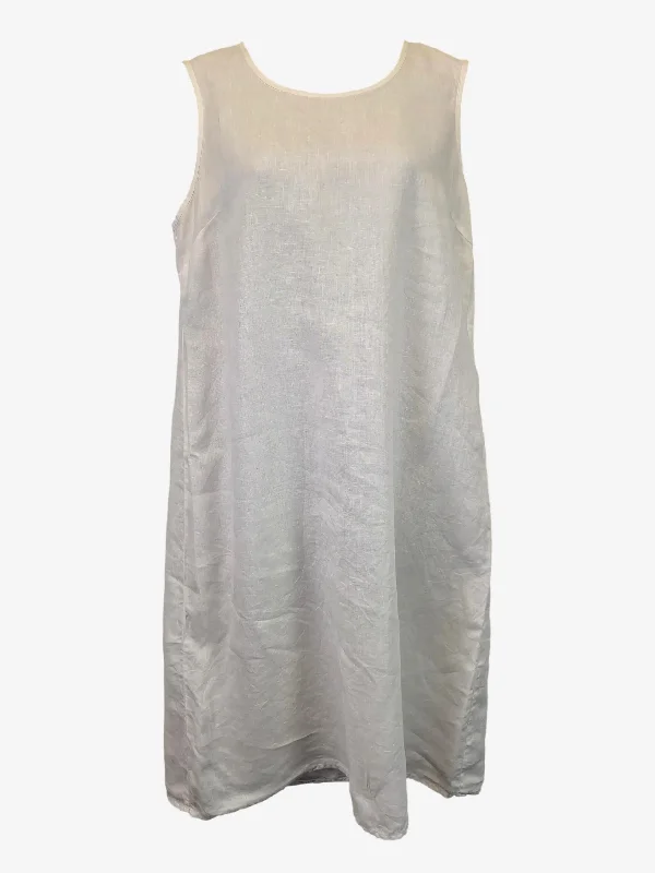 See Saw Effortless Linen Holiday Midi Dress Size 14
