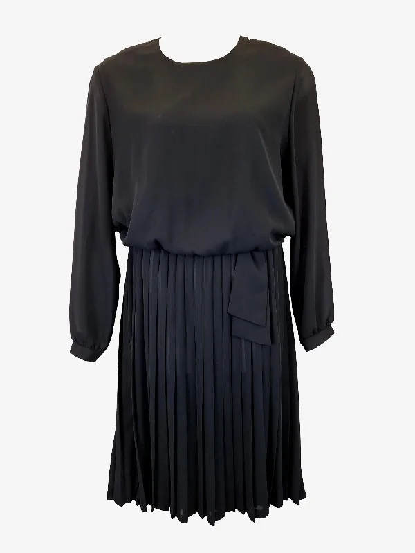 Assorted Brands Vintage Pleated Sheer Midi Dress Size 18